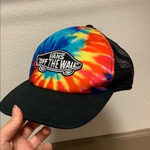 Tie-dye Vans Trucker Hat